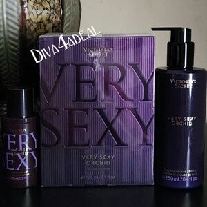 Victoria’s Secret VERY SEXY ORCHID 3PC Bundle Set
